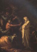 Salvator Rosa The Spirit of Samuel Called up before Saul by the Witch of Endor (mk05) France oil painting artist